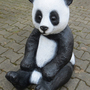 Deko Pandabär Figur sitzend, 71 cm hoch